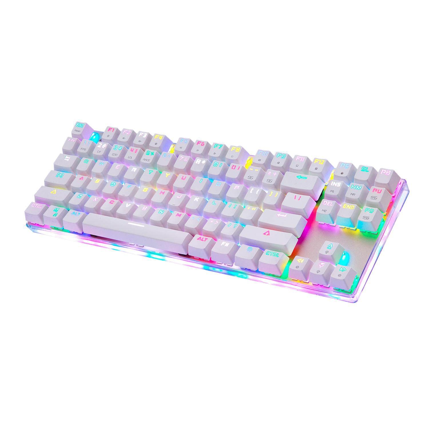 Teclado Mecânico Gamer Motospeed K87S, RGB, Switch Outemu Vermelho
